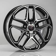 Диск R16 5x114,3 6,5J ET39 D60,1 NZ Wheels R-04 BKF