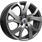 R16 5x105 6,5J ET39 56,6 K&K Палермо-оригинал (КС607) дарк платинум 