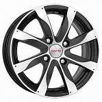 R14 4x100 5,5J ET39 56,6 K&K Джемини-оригинал (КС480) алмаз черный 
