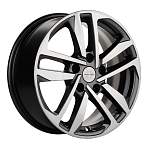 Диски Khomen R16 5x100 6,5J ET39 D57,1 Khomen KHW1612 (Volkswagen Polo) Gray-FP