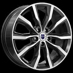 Диск R18 5x114,3 7,5J ET35 67,1 K&K Портер (КС906) алмаз черный