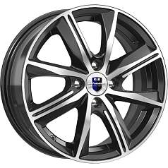 Диск R17 5x112 7J ET35 D66,6 К&К Арнар (КС896-01) алмаз черный 