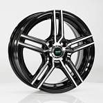Диски Megami R14 4x100 5,5J ET43 D60,1 Megami MGM-1 BKF