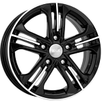 Диски K&K R15 5x112 6J ET47 D57,1 K&K Trinity-оригинал (КС615) алмаз черный