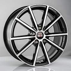 Диск R17 5x114,3 7J ET41 D67,1 Alcasta M61 BKF