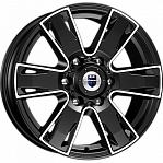 Диски K&K R17 6x139,7 7J ET30 106,1 K&K Севенна (КС726) алмаз черный 