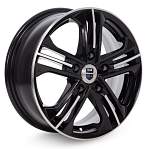 R15 5x100 6J ET39 D67,1 К&К Trinity (КС615) Алмаз-черный