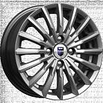 Диски K&K R14 4x100 5,5J ET45 D56,6 K&K Акцент дарк-платинум