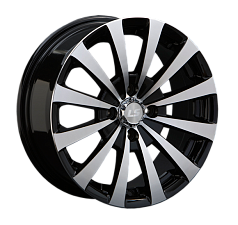Диск R15 4x100 6,5J ET38 D73,1 LS Wheels NG247 BKF