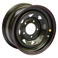 Диск R16 6x139,7 8J ET30 D110 OFF-ROAD Wheels Диск усиленный Toyota Nissan Mitsubishi L200 2005+ стальной