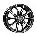 Диски K&K R17 5x120 7,5J ET42 D67,1 K&K Твист (КС697) алмаз чёрный