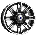 Диски K&K R16 6x139,7 7,5J ET30 108,1 K&K Полюс (КС609) алмаз черный 