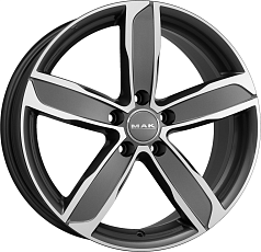 Диск R18 5x112 8J ET28 D66,45 MAK Stadt Gunmetal Mirror Face