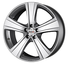 Диск R18 5x127 9J ET35 D71,6 MAK Fuoco 5 Hyper Silver
