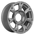 Диски Khomen R15 5x139,7 5,5J ET5 D98,5 Khomen KHW1505 (Lada Niva 4x4) F-Silver