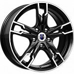 Диски K&K R17 4x114,3 7J ET40 67,1 K&K Солар (КС875) алмаз черный SK