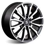 Диски Скад Premium Series R20 6x139,7 8,5J ET33 D100,1 Скад Premium Series КР006 Diamond Black Gris